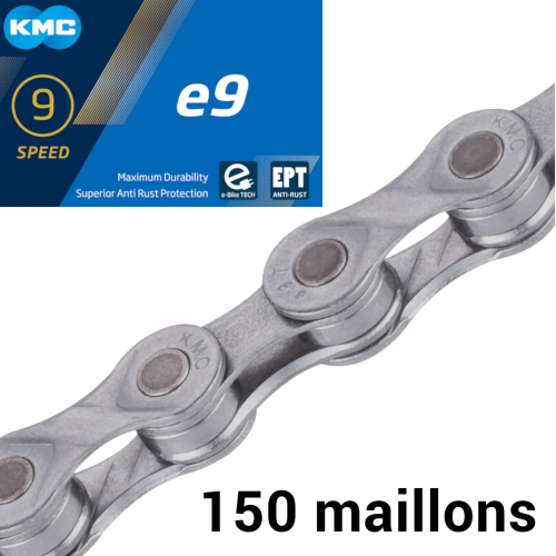 KMC e9 EPT Turbo 150 maillons